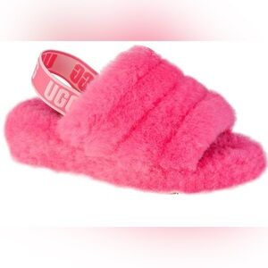 NWT UGG Women's Fluff Yeah Pink Slipper size 8